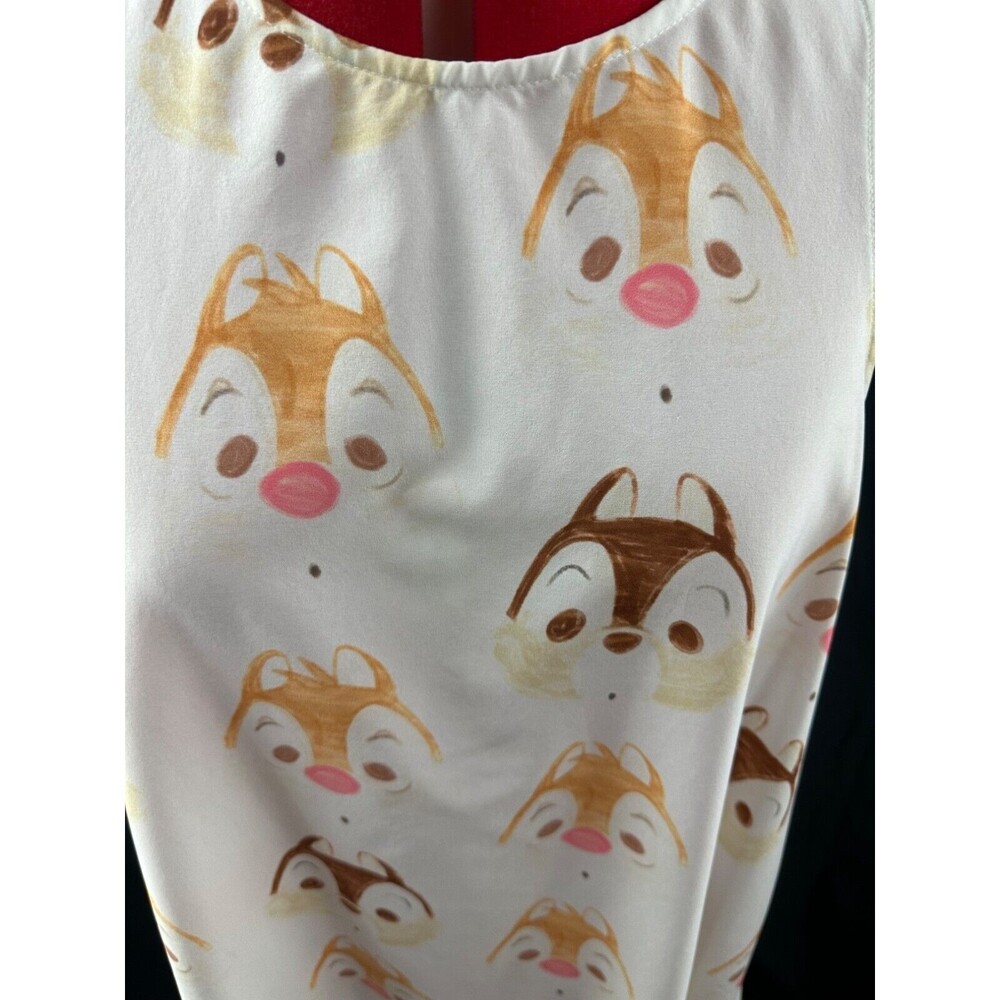 CHIP DALE TIC TAC Disney Character A Line Dress Tunic Rare Custom L Large Adult - Picture 2 of 12